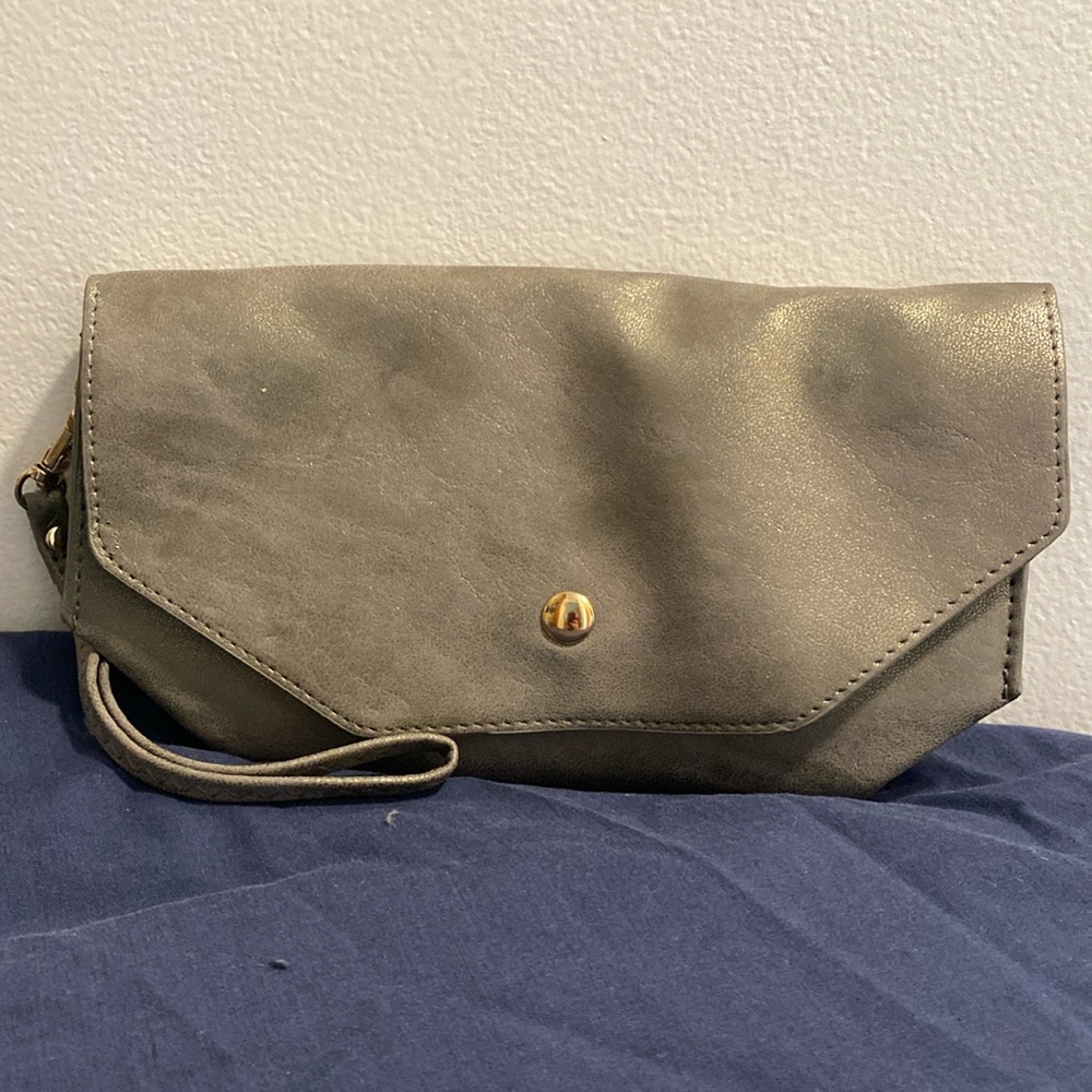 Glittering Silver Evening Clutch